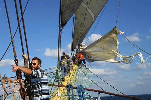 В Новороссийске закончился этап Черноморской регаты для больших парусников